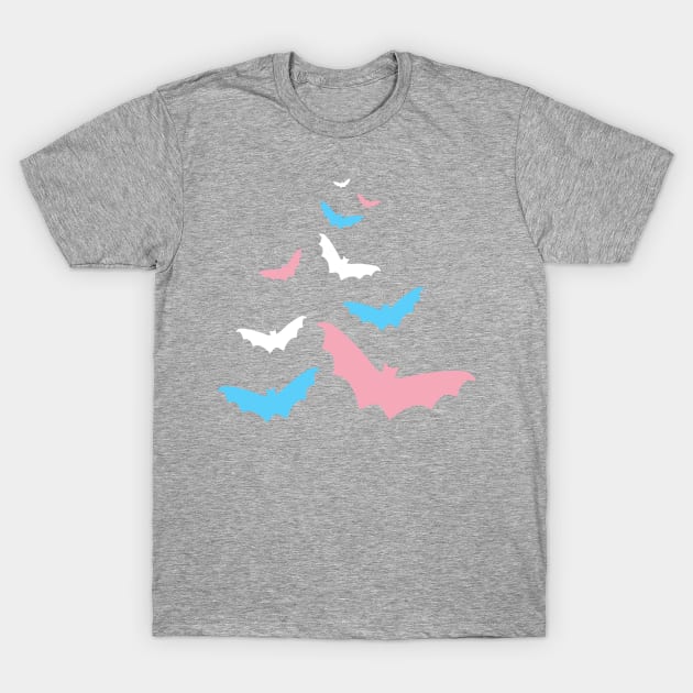 Trans Bats T-Shirt by MimicGaming